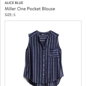 Stitch Fix: Alice Blue navy tank